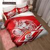 ФК Спартак Москва Футбол 3D Принт Постельное Белье Милый Пододеяльник Покрывало Наволочка На Заказ Постельное Белье Квин Кинг Полный Размер