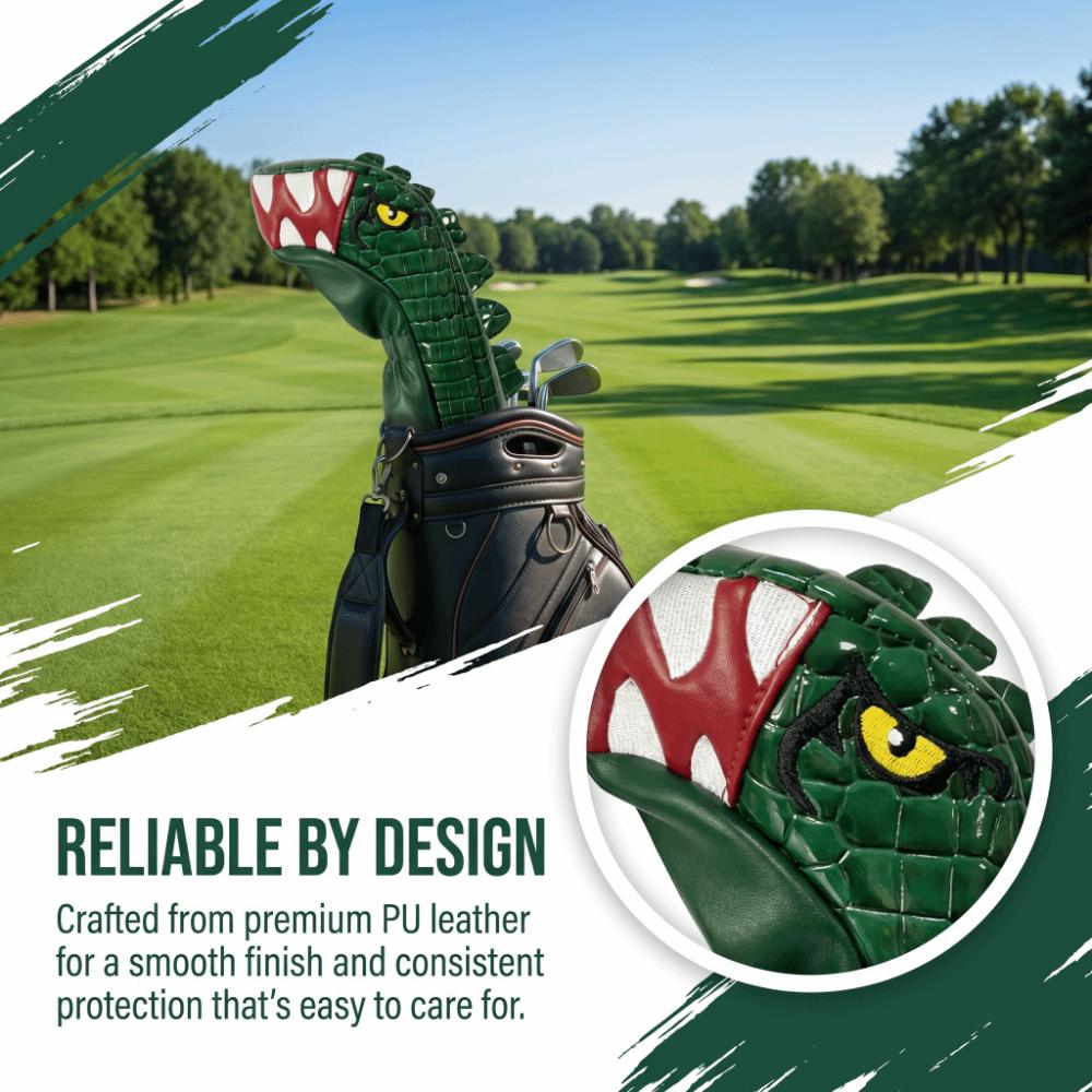 Waterproof Fabric Golf Club Head Cover Soft Lining Fairway Wood Cover Golf Head Cover Set Golf Bag