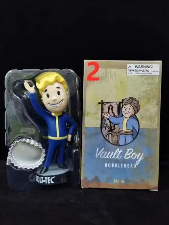 Милый Бобовая Голова Vault Boy Полный Набор Аниме Фигурка Действия Игрушки Статуя Коллекция Модель Кукла Настольное Украшение Дисплей Игрушки Подарки