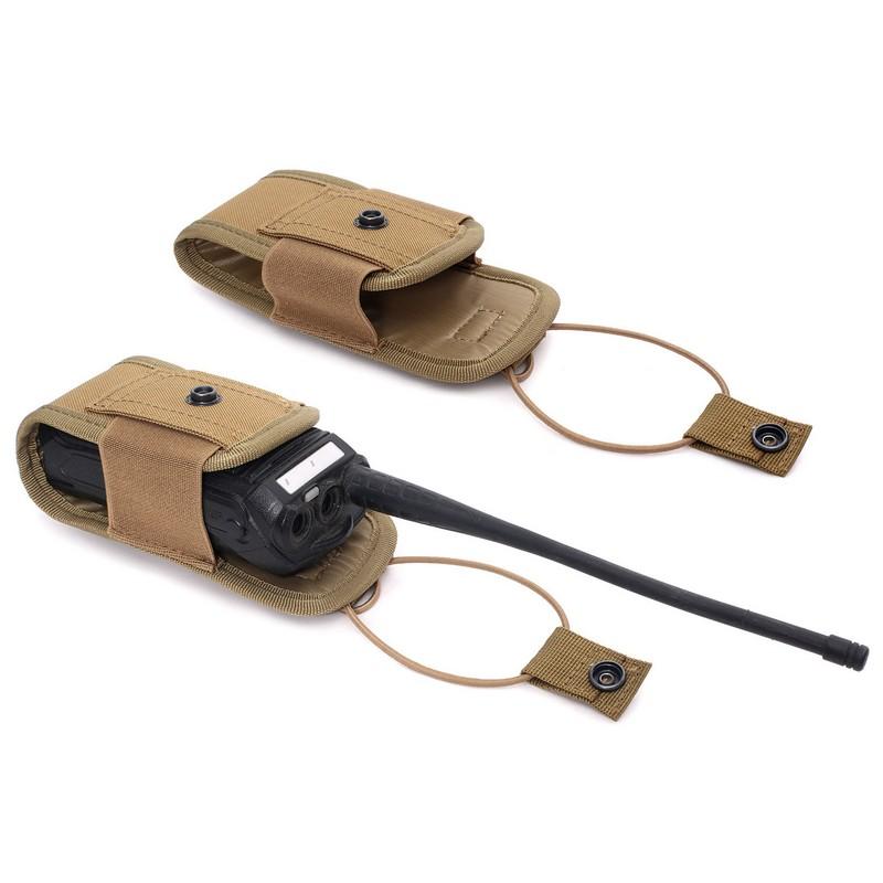 New Tactical Radio Pouch 1000D Hunting Walkie Talkie Holder Interphone Hanging Bag Molle Nylon Magazine Pouch Pocket