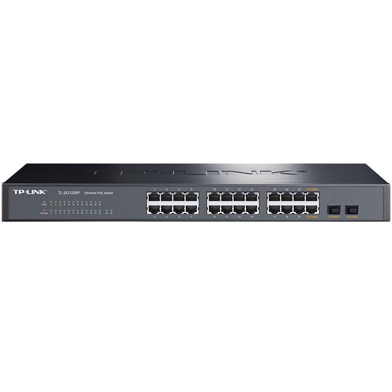 TP-LINK TL-SG1226P 24-Port Gigabit PoE+2 SFP Unmanaged Switch