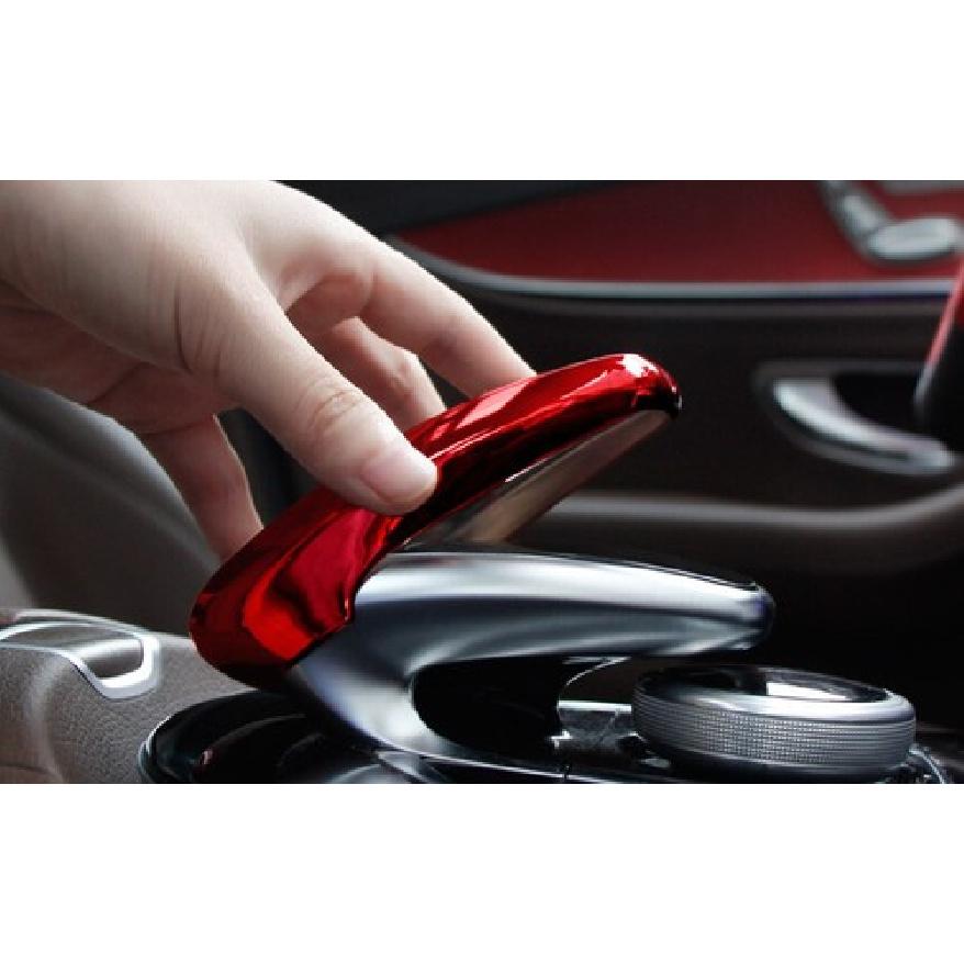 Car Middle Console Bright Red For Benz C-Class W205 CD Switch Frame Trim 2015-21