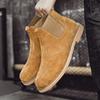 2024 British Style Retro Chelsea Boots Men Brand Comfortable Fashion Leather Ankle Men Comfortable Suede Pointed Chelsea Boots