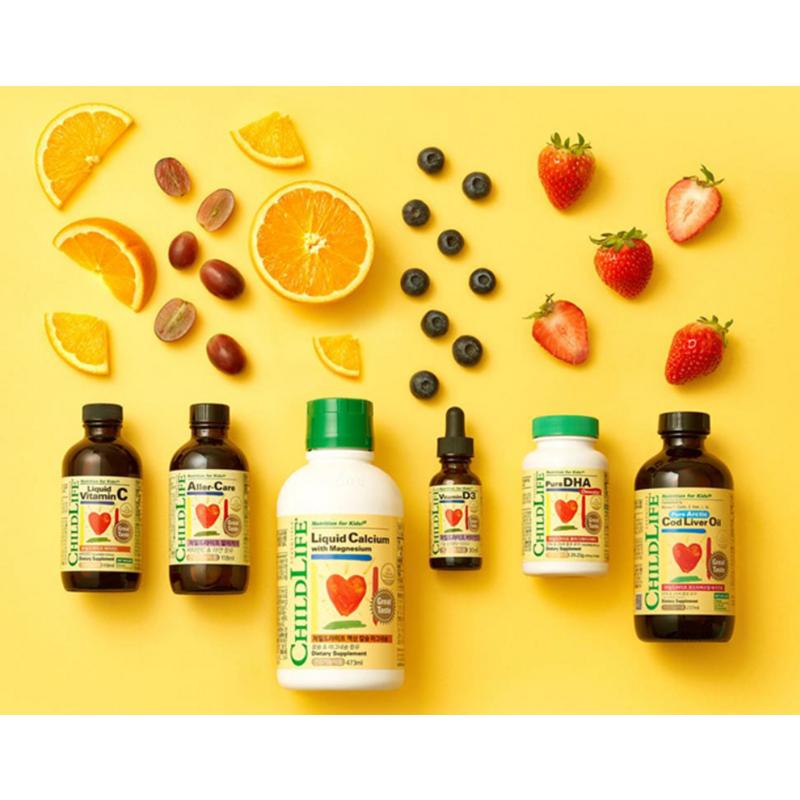 Childlife Жидкий Кальций Магний Апельсиновый вкус, 473 мл, 2 шт.