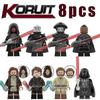 8 Pcs Star Wars Series Figures Anakin Skywalker Darth Maul Obi-Wan Minifigure Assembled Mini Building Block Action Figures Toy Kids Gift (FMY)