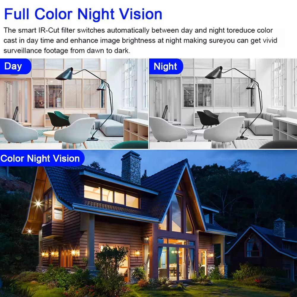 Mini 4G Camera Wireless Dual Lens Night Vision Indoor Baby Monitor AI Human Detect Video Camara V380 Pro CCTVSecurity Protection