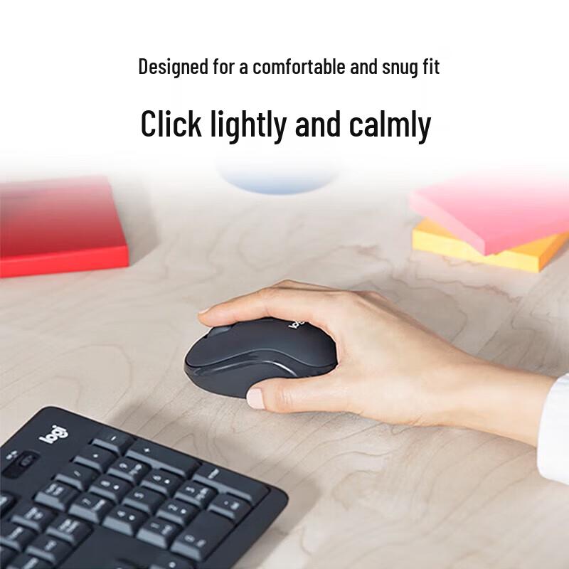 Logitech MK295 Wireless Quiet Keyboard and Mouse Combo