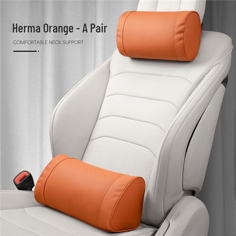 All-Season Car Accessories: Headrest, Lumbar Support, and Neck Protector for Mercedes-Benz, Tesla, and BYD.