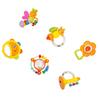 10pcs Baby Rattles Teether Set Durable Educational Latest Teether Rattle Gift Hand Rattles for Kids