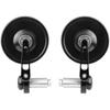 CNC Aluminum Handlebar Rearview Mirror BMW R Nine T Motorcycle - Round Black/ Vibration Resistant Upgrade
