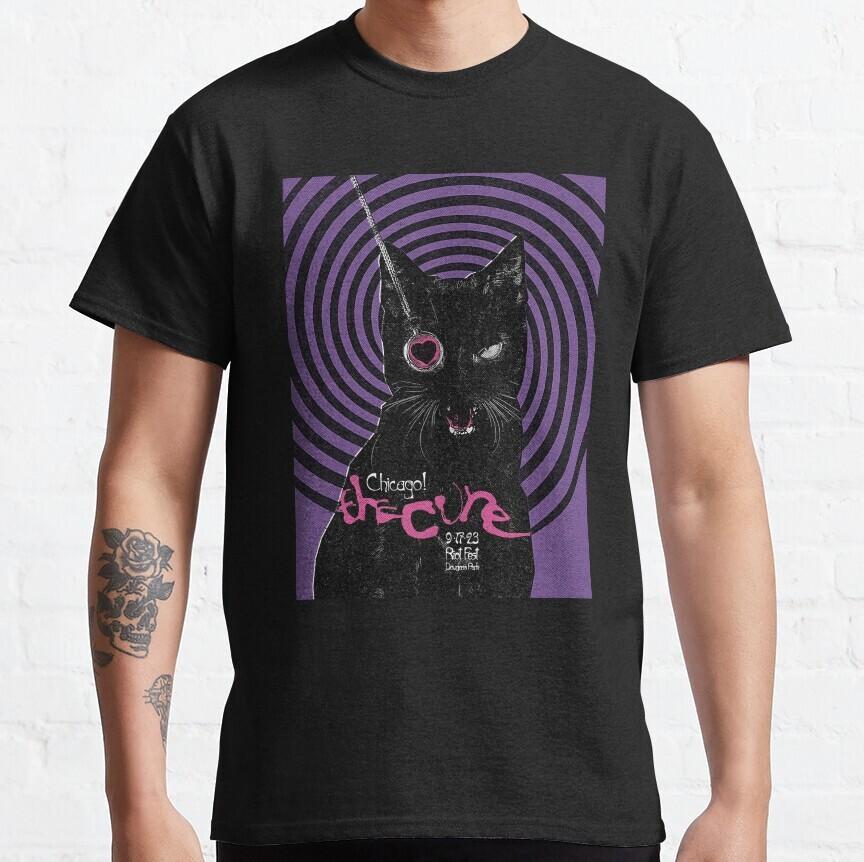 Hot Sale The Cure Chicago Concert T-Shirt Trendy T-Shirt Size S-5Xl