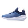 Li Ning Текстиль, Амортизация из ТПУ Скользкая Устойчивая к истиранию Низкие Беговые Кроссовки Мужские Синие Белые ARHP101-5
