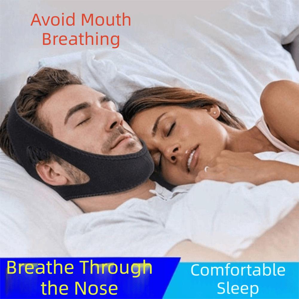 Chin Apnea Anti-snore Band Adjustable Sleep Close Mouth Belt Prevent Mouth Breathing