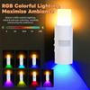 Rechargeable RGB Color Changing LED Wall Light LED Motion Sensor Night for 5V1500mAh Toilet