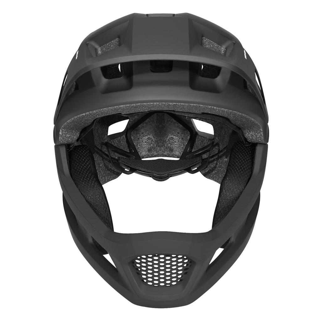 Mountain Bike Helmet Detachable Helmet Full Face Mountain Bike Helmet with Padding and + Silver Ion Straps