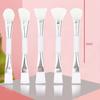 Двусторонний косметический инструмент DIY инструменты для масок Кисть для смешивания глины для лица Кисть для макияжа Силиконовая кисть для маски