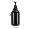 500ML PET Soap Dispenser Refillable Shampoo Conditioner Hands and Dishes Soap Dispenser Bottle for Kitchen Bathroom with Pump Distributor Bottle
