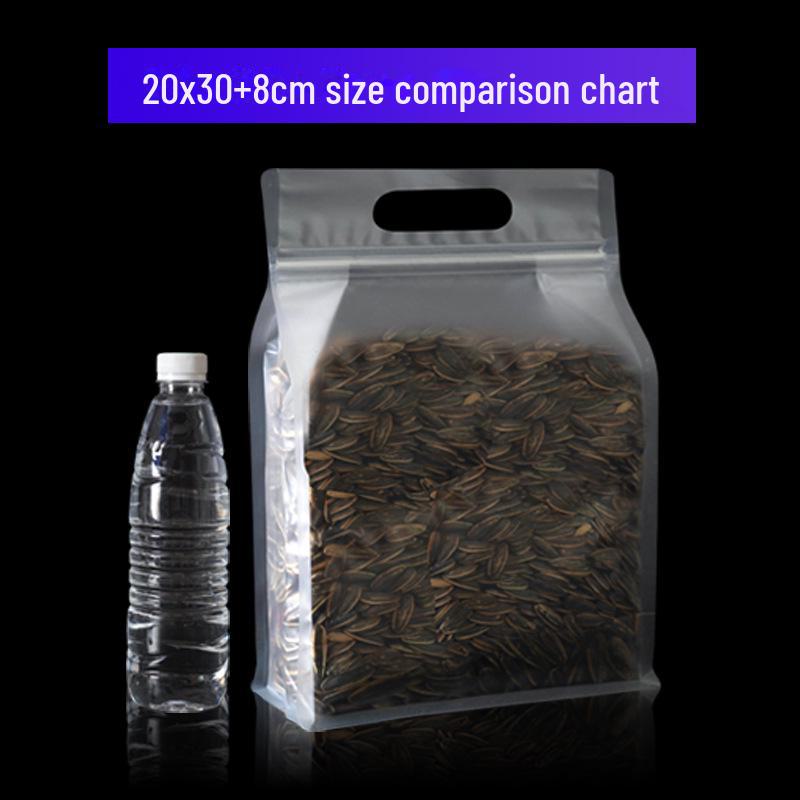 Прозрачные утолщенные пакеты с застежкой Ziplock для упаковки продуктов питания, орехов, сухофруктов и новогодних товаров