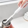 Sink Brush Cleaning Cup Brush with Retractable Long Handle Wall Hanging Crevice Sink Cleaning Scrub Brush Cleaning Accessories