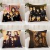Аниме K-K-ON! Милая Наволочка Премиум Комфорт Двусторонняя Наволочка - Двусторонний Дизайн для Дома и Автомобиля