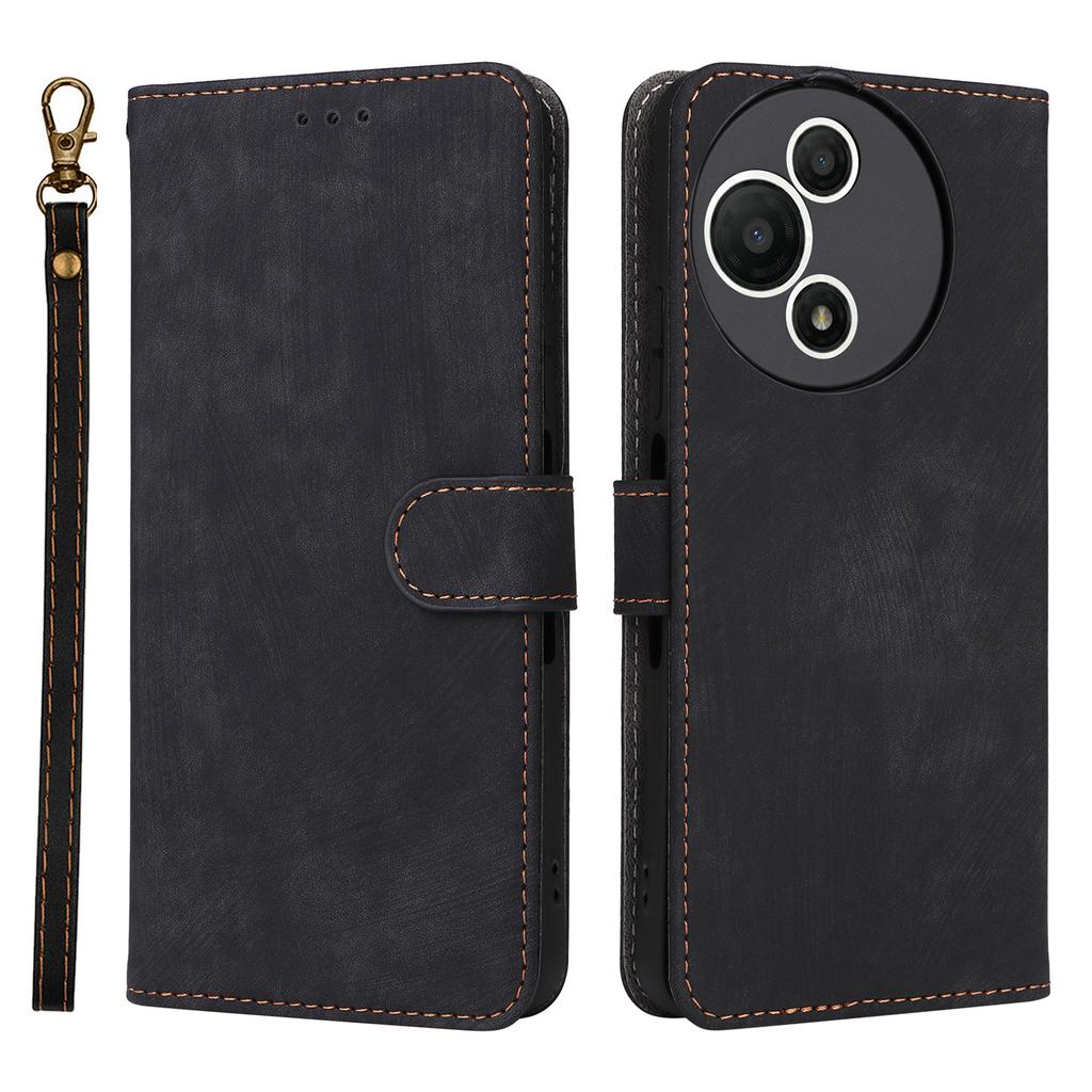For TCL 60 SE NxtPaper 5G Case Wallet RFID Blocking PU Leather Phone Cover Stand with Strap