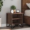 VidaXL Bedside Tables 2pcs Brown Oak 40x30x40cm Engineered Wood, Cabinet, Side Cabinet, Phone Stand, 848503