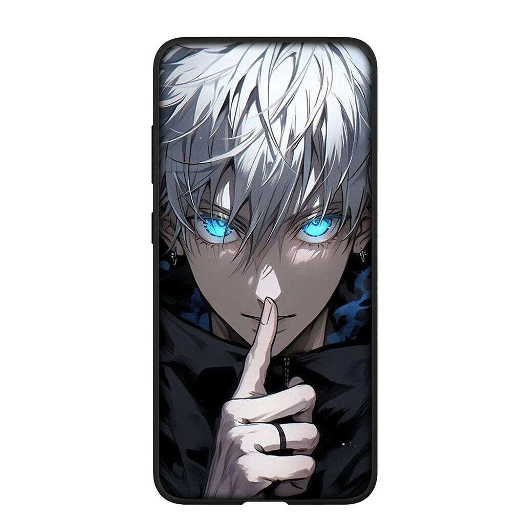 Чехол для iPhone 17 16 15 Xiaomi Poco F8 F7 X7 X6 M8 C85 C75 C71 Redmi Note 14 13 12 11 Pro Max A3 A4 14C 13C 15C Милый Чехол Годжо Сатору Магическая Битва