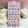 Kawaii Chiikawa 3D Relief Stickers, Self-Adhesive Cartoon Decals for Laptop Water Bottle Gift