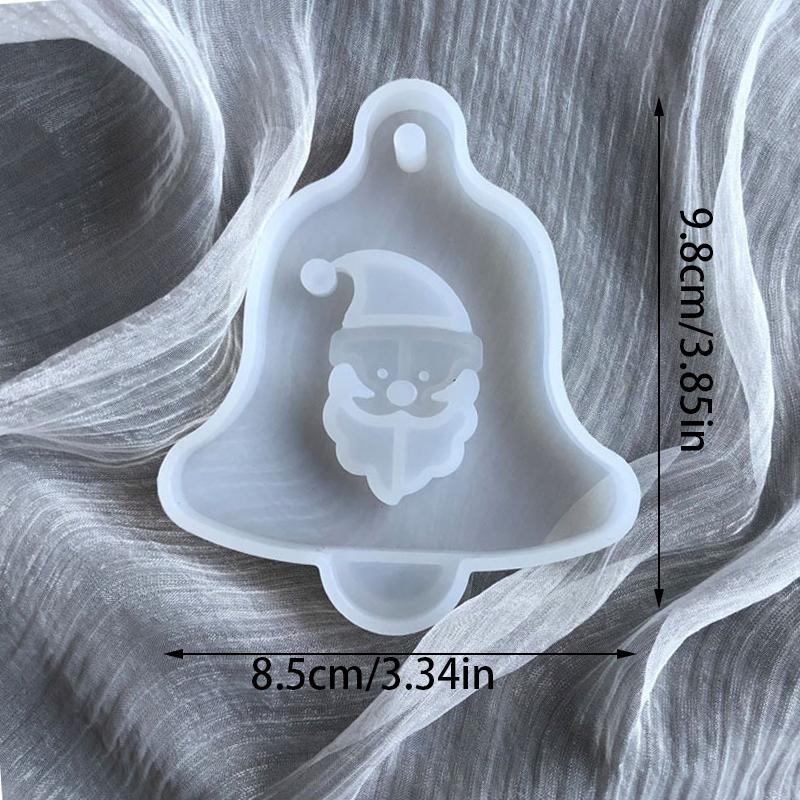 Christmas Tree Silicone Mold for Aromatherapy Wax Snowflake Elk DIY Aroma Gypsum Plaster Silicone Mould For Xmas Hanging Pendant