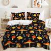 Three-Piece Cute Mushroom Quilt Set Two-Piece Bedding Digital Printing Kit Batch