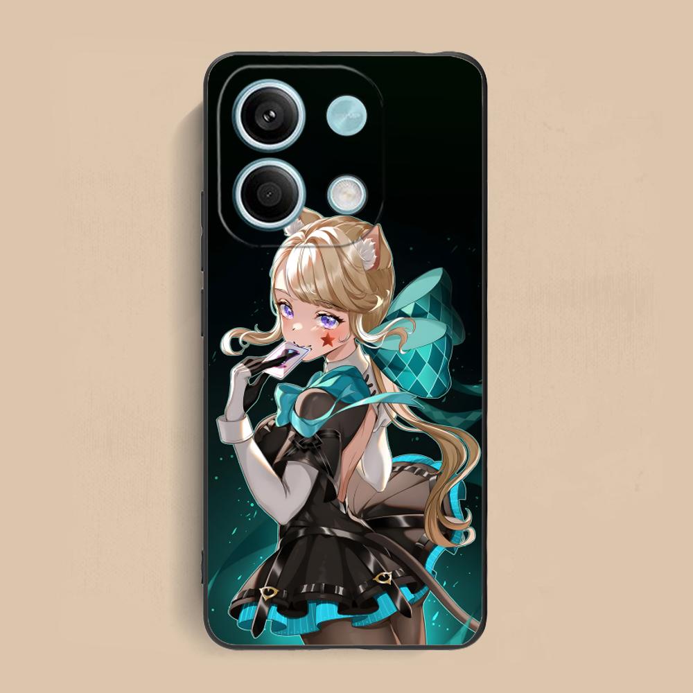 Игровой чехол GI Lynette Матовый ТПУ для мобильного телефона Xiaomi Redmi 15 14 13 12 A5 3 2 1 C Plus 4G 5G Цветная печать