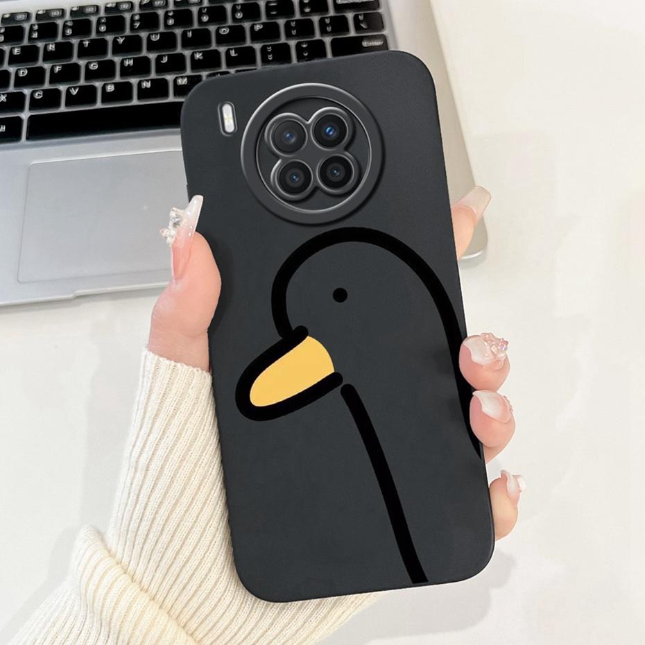 Lens Protective Case For Huawei Nova 8i NEN-L22 NEN-LX1 NEN-LX3 Cute Cartoon Soft Silicone Cover For Huawei Nova8i Phone Cases