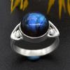 Statement Silver Ring Natural Labradorite Ring, Labradorite Silver Ring, Labradorite Ring, Labradorite Teardrop Ring Rings for Women Christmas Gift