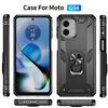 Чехол для Motorola Moto G54, роскошный противоударный чехол для телефона Moto G54 G 54 MotoG54, автомобильный магнитный держатель с кольцом, задняя крышка