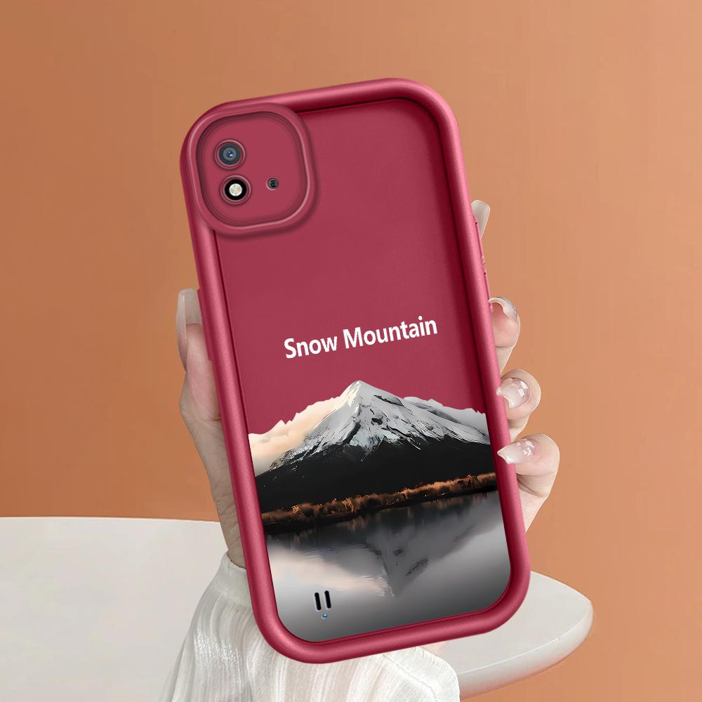 Мягкий силиконовый квадратный чехол с рисунком лестницы для телефона, полное покрытие, противоударный защитный резиновый чехол для камеры для OPPO Realme