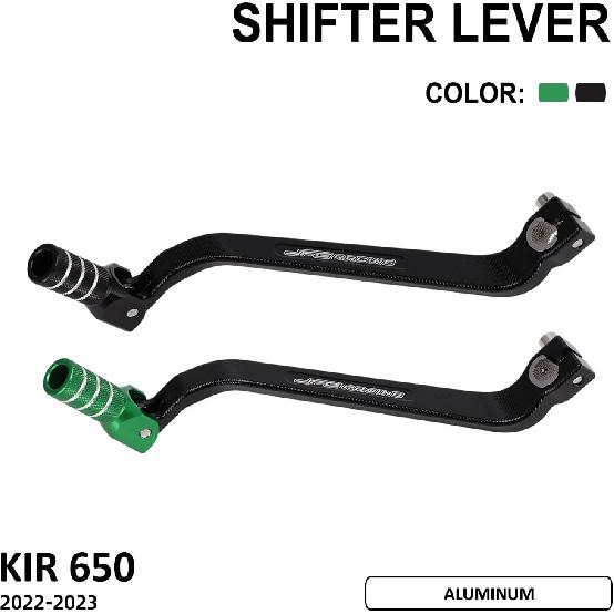 JFG RACING Мотоциклетный рычаг переключения передач складной наконечник ЧПУ для KLR 650 KLR650 2021-2023 Черный