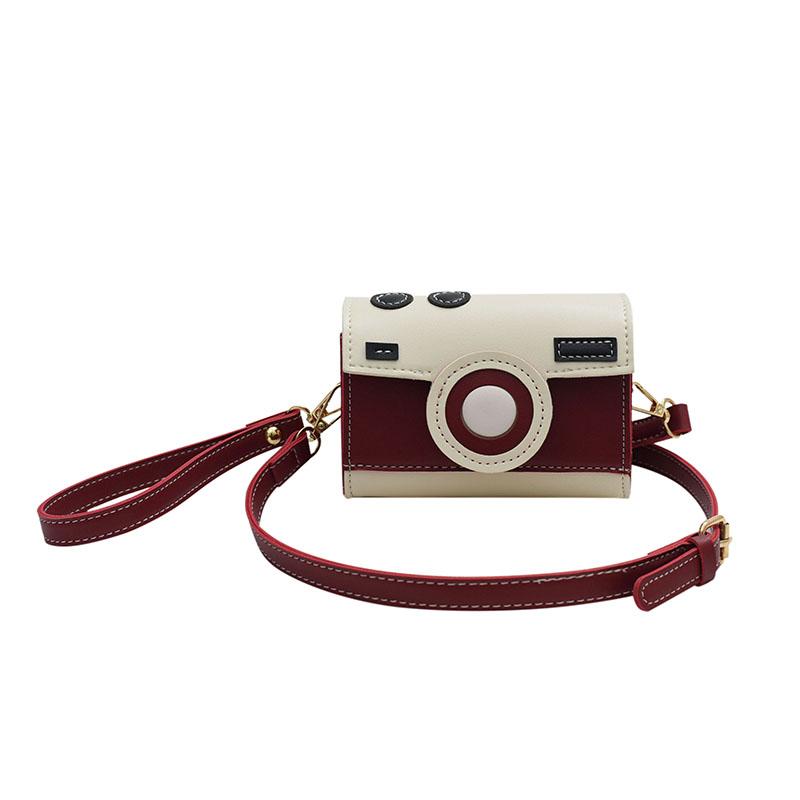 Exclusive Design Color-matching Compact Handbags Shoulder and Crossbody Bags for Women's Cameras New Fashion Trend