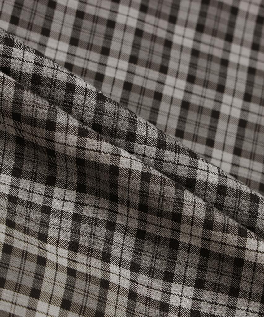 Рубашка BROOKS BROTHERS из твила в клетку, не требующая глажки (серый) (Bbthmmg307)