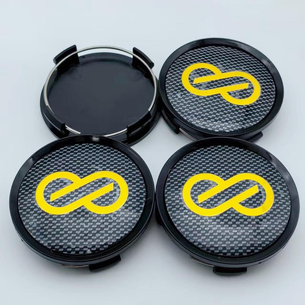 4pcs O.D 74mm / I.D 69mm JDM ENKEI Logo Badge Car Wheel Center Caps Car Accessories for Wheels Hub Lid Rim Hubcaps Cover Replace