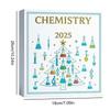 2025 Christmas Chemistry Advent 2D Acrylic Seasonal Decor 24 Days Advent Countdown Calendar Ornaments for Home Decorators Front