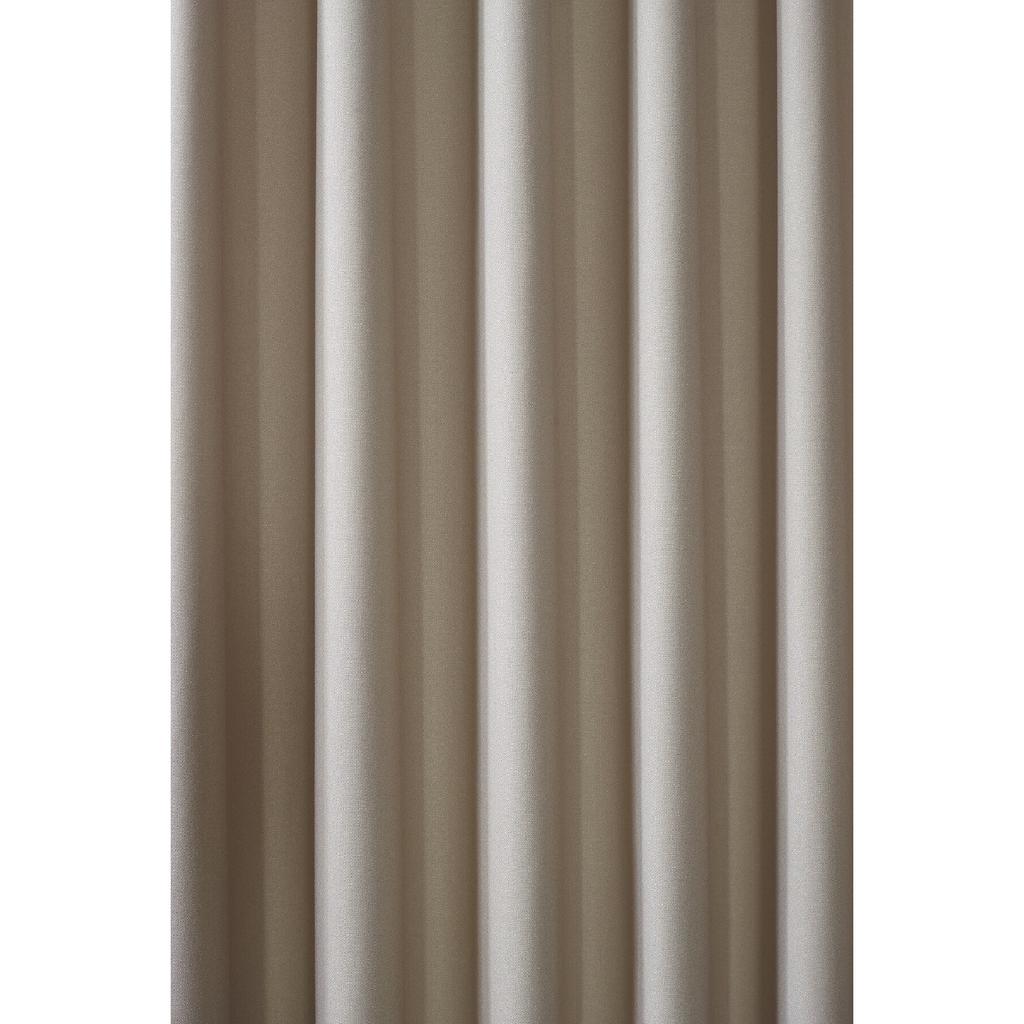 Кремовая матовая текстурированная плоская фоновая занавеска Darci - Без ворса - Экстракты усадки