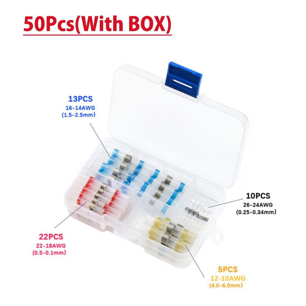 Кольцо для пайки, термоусадочная трубка без давления, водонепроницаемое уплотнение под пайку, электрический стыковый разъем, комплект кабельных вводов для проводов