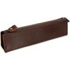 Pen Case Genuine Leather Tochigi Leather Slim Stylish Adult Simple 5 Pencil Case Made In Japan (Chocolate)