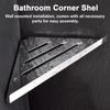 Stainless Steel Triangular Storage Shelf Shower Corner Shelf Rack Organizer for Home Bathroom