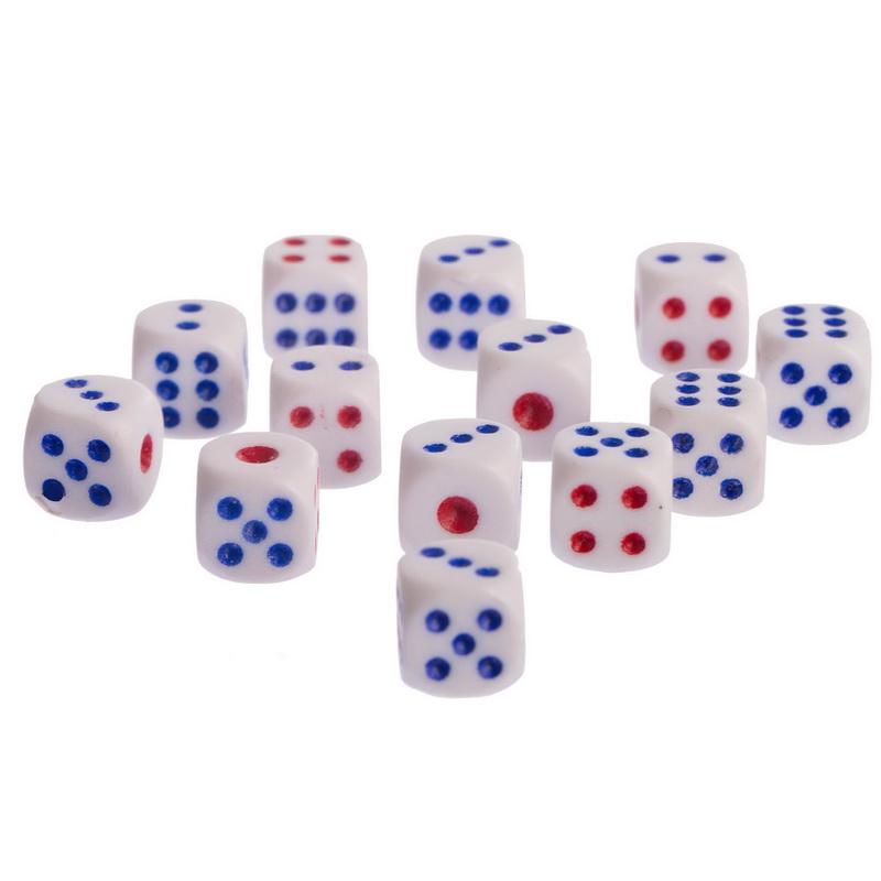 Кости игральные SP-Sport IG-0376 120 шт белый