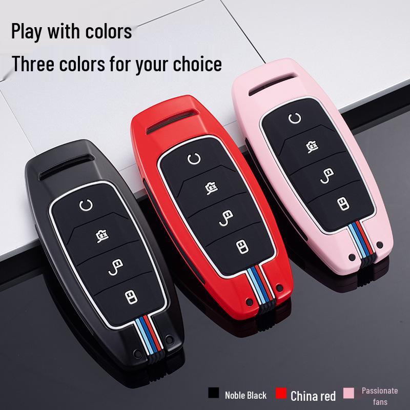 Чехол для ключа BYD Denza X: Премиум 2020, Спортивная и Флагманская версии, Стильный Унисекс Дизайн