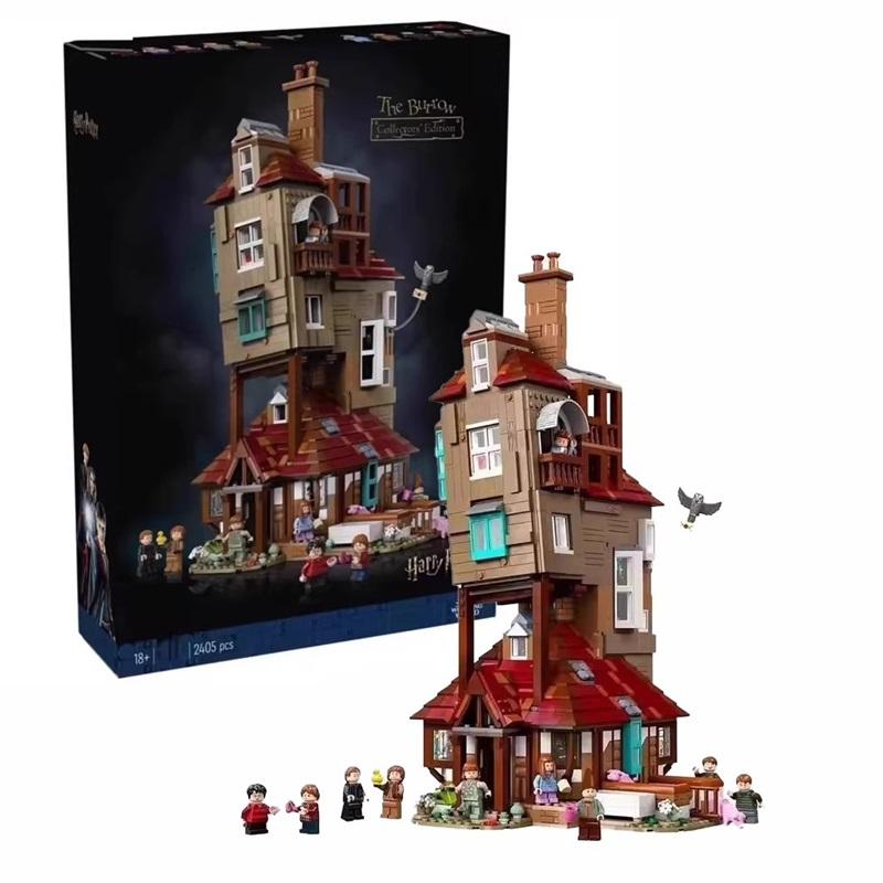 Совместимо с LEGO 76437 Серия Гарри Поттер 76437 Нора Коллекционное издание собранные конструкторы