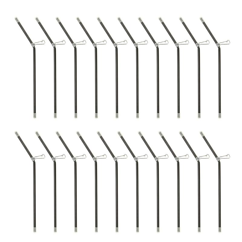 Набор из 20 рыболовных балансиров-коннекторов против запутывания для морской рыбалки. Предотвращает запутывание и улучшает презентацию.