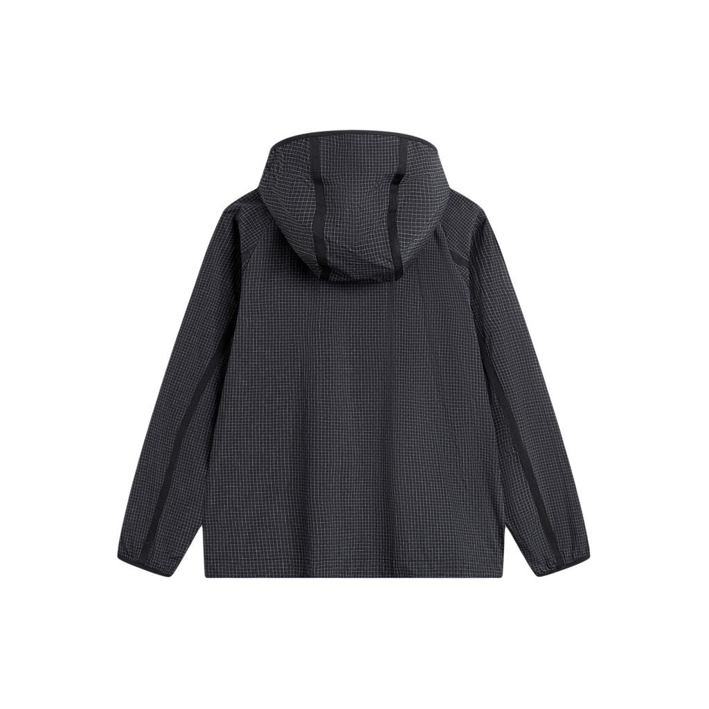 Li Ning CF UV Violet Protection UPF 100+ Легкая солнцезащитная куртка Мужские куртки Черная AFDU725-1