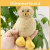 Bear Whimsical Plush Bag Charm Keychain Adorable 18cm Doll For Girls Gifts